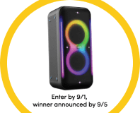 Enter by 9/1, winner announced by 9/5