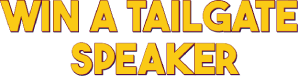 Win a tailgate speaker